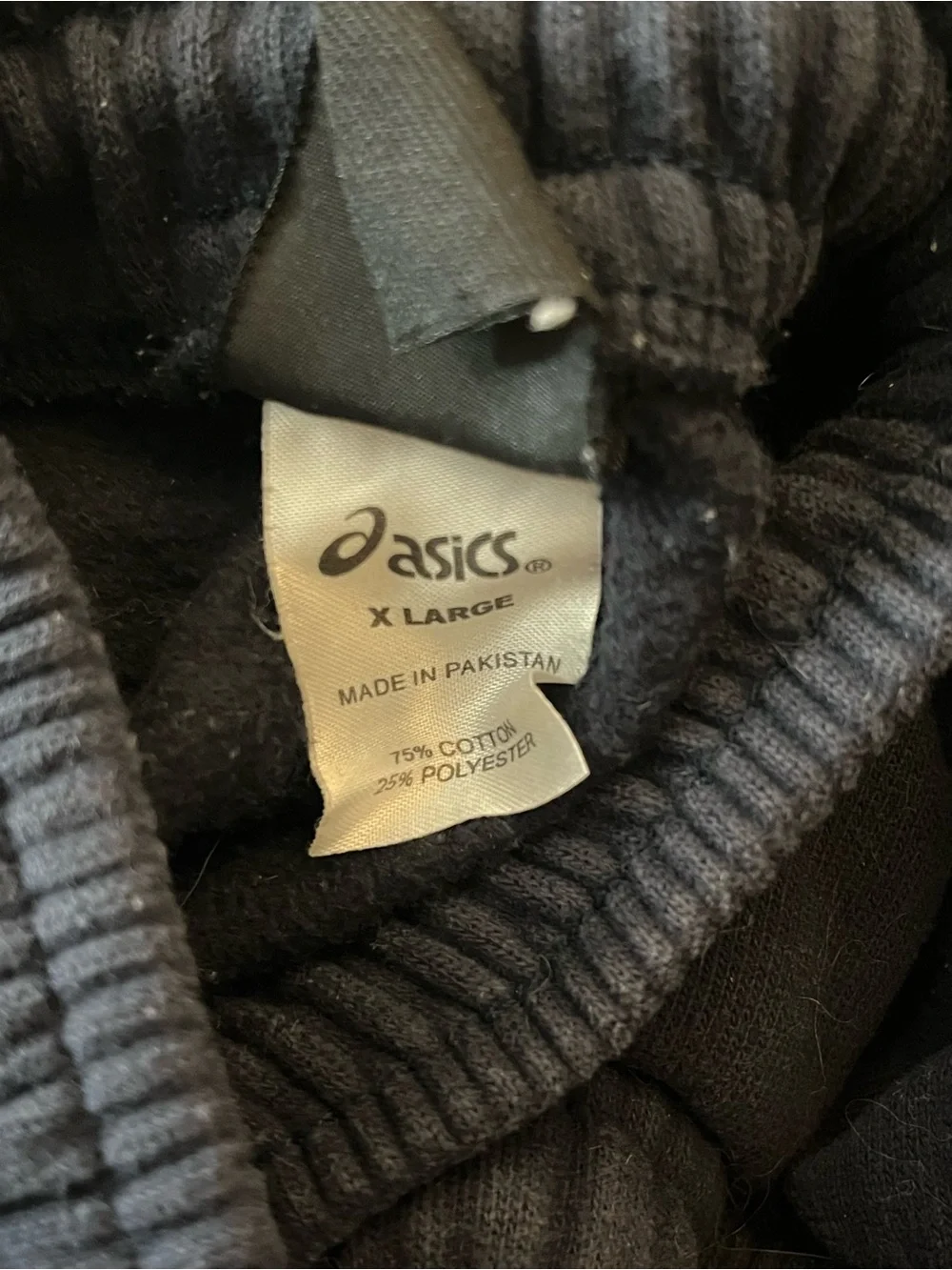 Basics Men’s XL Navy Blue Drawstring Sweatpants Cotton Blend